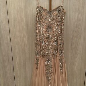 Elegant Sequin Evening Gown